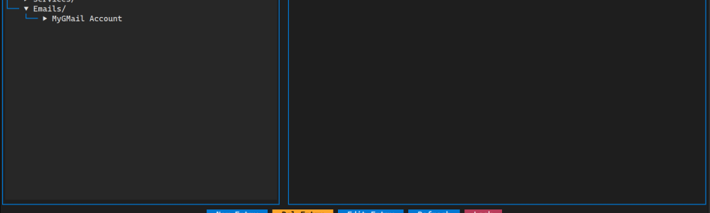 CliPass - TUI Frontend for KeepassXC-cli
