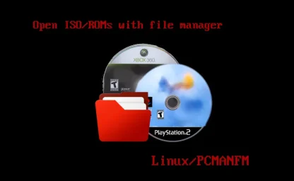 Launch ISO ROMs from file manager Linux/Ubuntu