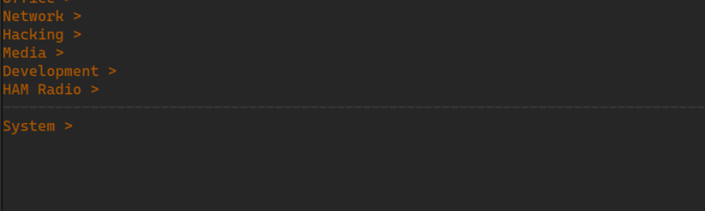 IceCli - a Start Menu for the terminal