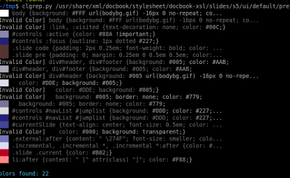 clgrep - tool to quickly edit theme files
