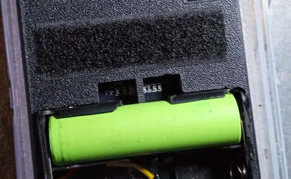 18650 battery mod for Hackberry Pi...